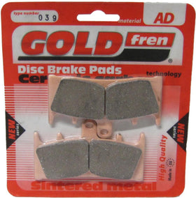 GOLDfren Sintered Ceramic Carbon Metal Front Brake Pads for Suzuki Hayabusa (1999-2007) AD039 | 7aftermarket India