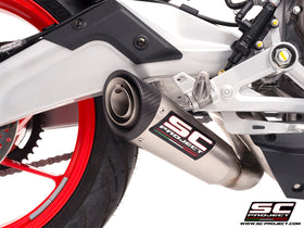 SC Project S1 Stainless Steel 2-1 Stainless Steel Full Exhaust System for Aprilia RS 457 2024+