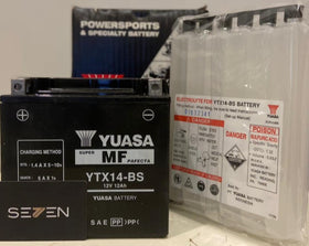 Yuasa YTX14-BS AGM Battery for Aprilia Mana 850 2009-2013 | 7aftermarket - India