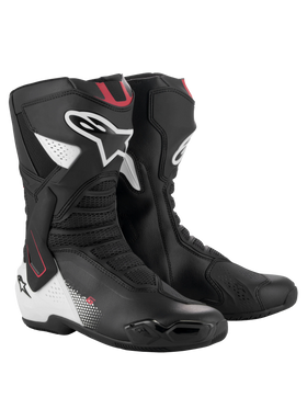 Alpinestars SMX-6 V3 Boots - Black/White/Red Graphic | 7aftermarket India