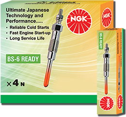 NGK Glow Plugs for Chevrolet Beat Diesel (IJ012