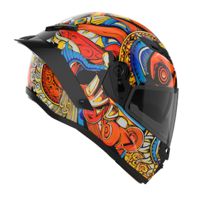 Ridex Titanium Diabo Glossy Helmet | 7aftermarket India