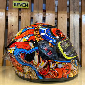 Ridex Titanium Diabo Glossy Helmet | 7aftermarket India