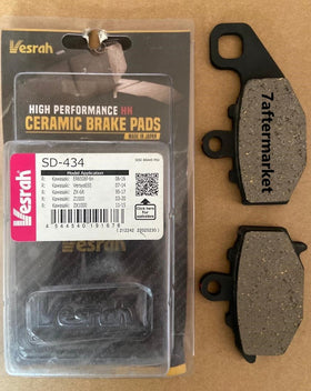 Vesrah Ceramic Rear Brake Pads for Kawasaki Ninja 650 2006-2016 (SD-434) | 7aftermarket India