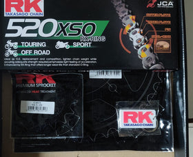 RK Chain and Sprocket for Kawasaki Vulcan S (2015-2021) | 7aftermarket India