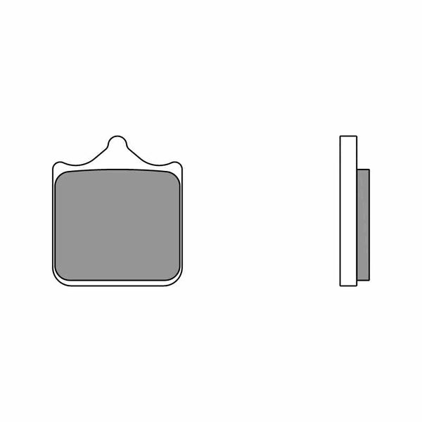 benelli 600i front brake pads