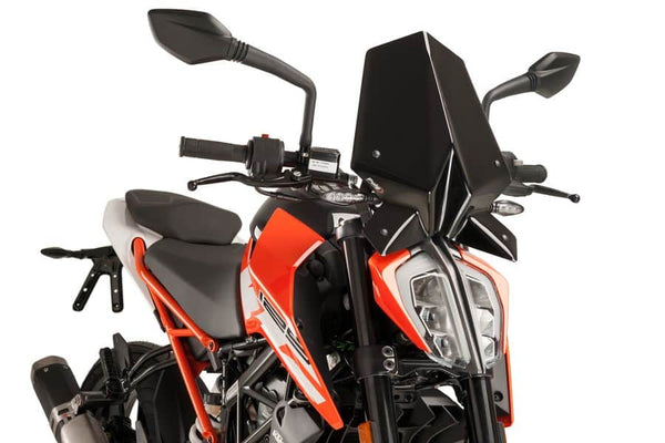 RALLY MATTE BLACK WINDSHIELD FOR BENELLI TRK 502 2017>