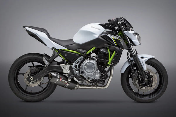 専用SS Yoshimura Race Alpha Stainless Full Exhaust, W/ Carbon Fiber
