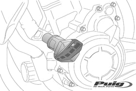 Puig R12 Frame Sliders Ducati Monster 821 2015-2020