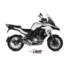 MIVV Oval Titanium Slip-on Exhaust for BENELLI TRK 502 2017>