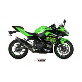 MIVV GP pro Black Slip-On Exhaust for Kawasaki Ninja 400 2018> | 7aftermarket India