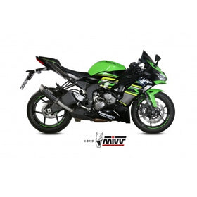 MIVV GP pro Black Slip-on Exhaust for Kawasaki ZX-6 R 636 2019> | 7aftermarket India