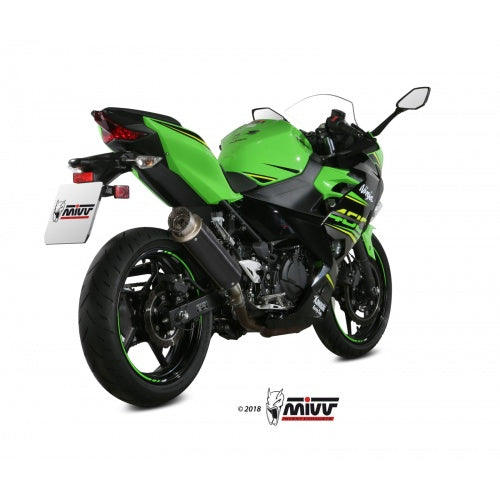 MIVV GP pro Black Slip-On Exhaust for Kawasaki Ninja 400 2018