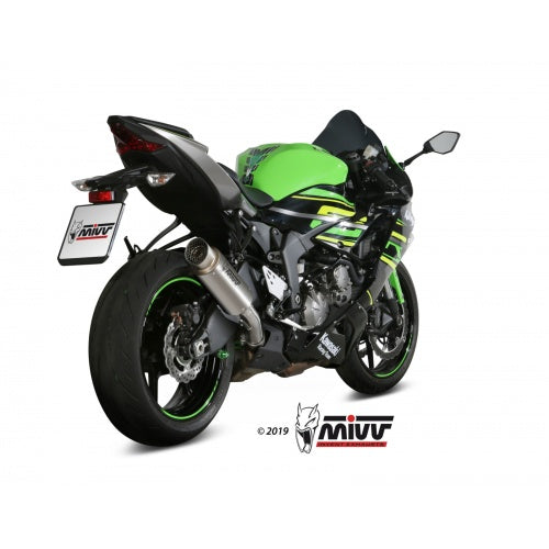 MIVV GP pro Black Slip-on Exhaust for Kawasaki ZX-6 R 636 2019