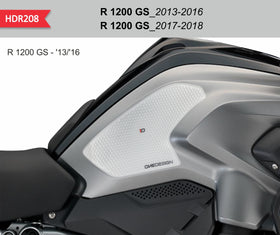 OneDesign HDR Tank Grips for BMW R1200GS 2013-2018