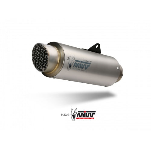 アール MIVV GP pro Black Slip-on Exhaust for Kawasaki ZX-6 R 636 2019