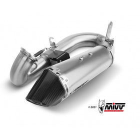 MIVV Delta Race Stainless Steel Slip-on Exhaust For Ducati Panigale V2 2020> | 7aftermarket India