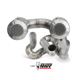 MIVV MK3 Carbon Full System Exhaust 2x2 For Ducati Panigale V4 2018> | 7aftermarket India