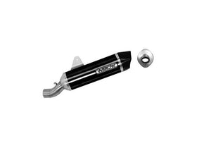 Arrow Race-Tech Aluminum Dark with Carby End Cap Silencer Exhaust For BMW R 1200 GS 2016>