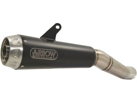 Arrow Pro-Race Nichrom Dark Muffler+Mid Pipe For Ducati Scrambler 800 Desert Sled (2017) | 7aftermarket India