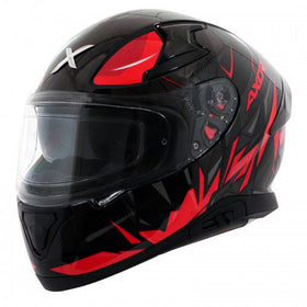 Axor Apex Hunter Helmet Glossy - Black Orange | 7aftermarket India