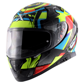 Axor Apex Vivid Helmet - Black Neon Yellow