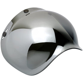 Biltwell Bubble Shield - Chrome Mirror