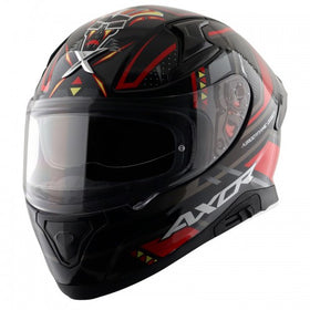 Axor Apex Tiki (Black-Red) Gloss Helmet | 7AfterMarket India