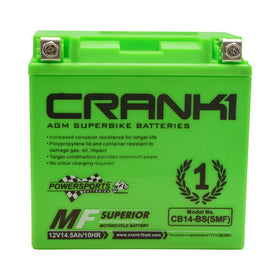 Crank1 Battery for Aprilia Dorsoduro - CB14-BS (SMF)