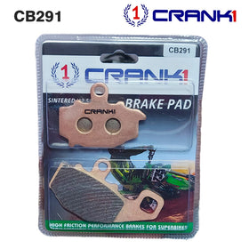 Crank1 Sintered Rear Brake Pads for Kawasaki Er6n (CB291)
