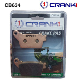 Crank1 Sintered Rear Brake Pads for Honda CBR 600RR (CB634)