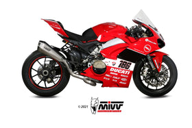 MIVV Delta Race Titanium Full System Exhaust For Ducati Panigale V4 2018>