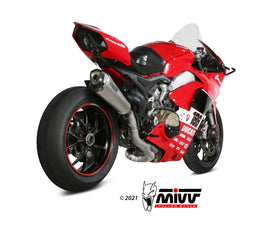 MIVV Delta Race Titanium Full System Exhaust For Ducati Panigale V4 2018>