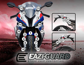 Eazi-Grip Eazi-Guard Protective Film Kit for BMW S1000RR 2019+2022