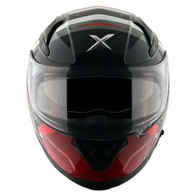 Axor Apex Hex 2 Gloss Cool Grey Red Helmet| 7aftermarket  Axor India