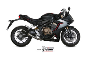MIVV MK3 Full System Black Stainless Steel Exhaust for Honda CBR650R 2019>