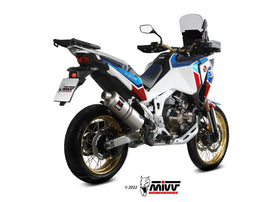 MIVV Dakar Stainless Steel Slip-On Exhaust for Honda CRF 1100 L AFRICA TWIN 2020> | 7aftermarket India