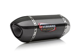 Yoshimura Alpha Stainless Slip-On Exhaust, W/ Carbon Fiber Muffler For Yamaha YZF-R1/M/S (2015-23) | 7aftermarket India