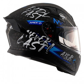 Axor Apex Ridefast Helmet - Dull Black Blue