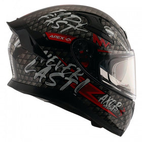 Axor Apex Ridefast Helmet - Black Red