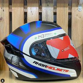 Axor Rage Pulse Helmet - Black Blue