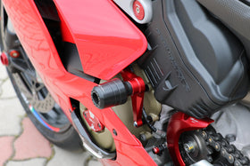 CNC Racing Crash Frame Slider Protectors For Ducati Panigale V4 / V4 S (2018-2021) | 7aftermarket India