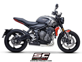 SC Project STR-1 Full 3-1 Stainless Steel Exhaust System for Triumph Trident 660 (2021-2022) | 7aftermarket India