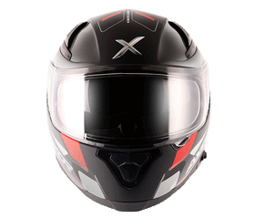 Axor Apex Turbine Helmet - Black Red Grey