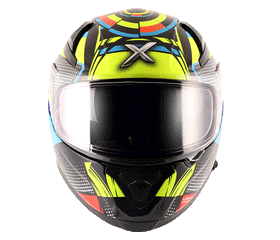 Axor Apex Vivid Helmet - Black Neon Yellow