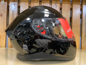 Axor Apex Solid Gloss Black Helmet | 7aftermarket India