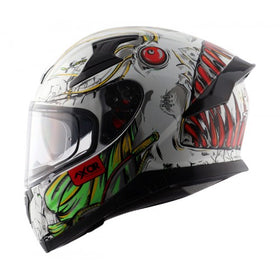 Axor Apex Seadevil D/V Helmet - White Red