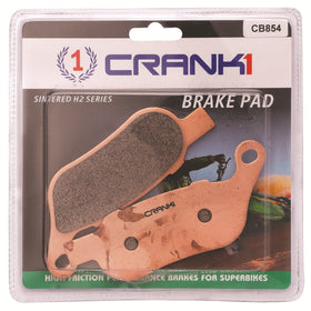 Crank1 Sintered Rear Brake Pads for Harley Davidson Super Glide Customs (CB854)