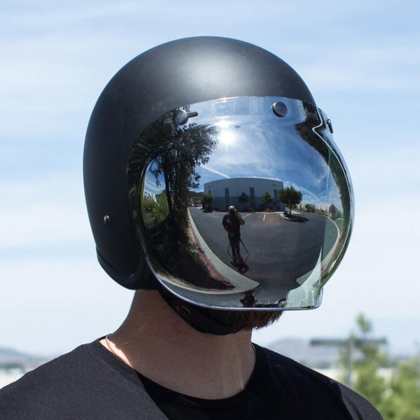 Biltwell Bubble Shield Chrome Mirror