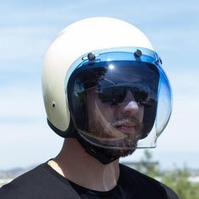 Biltwell Bubble Shield - Blue Gradient